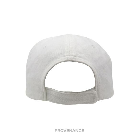 🔴 Balenciaga Embroidered Logo Cap Hat - White - Picture 6 of 10